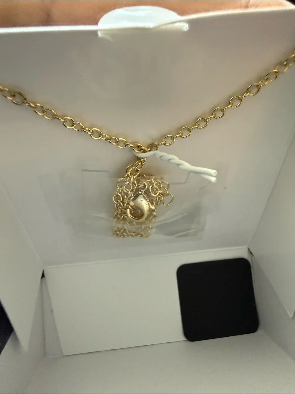 NEW IN BOX – Officially Licensed Bluey 18K Gold Flash-Plated Charm Necklace